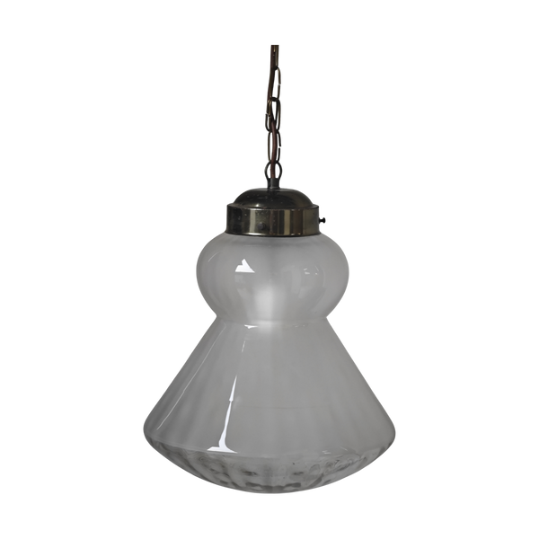 #5754 - glass bell pendant