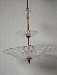 #5046 - Pendant lamp with two glass bowls