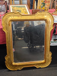 #5052 - Mirror with thick golden frame