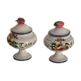 #5123 - Pair of lidded jars