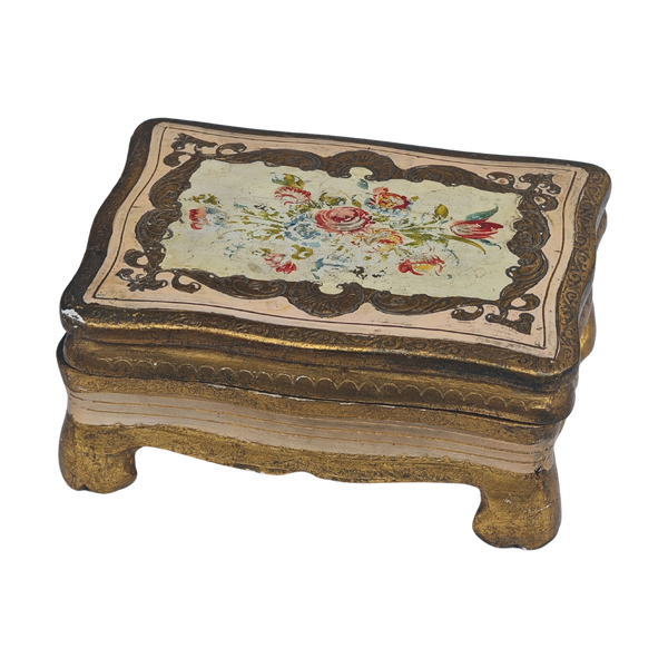 #5261 - Painted florentine jewelry box