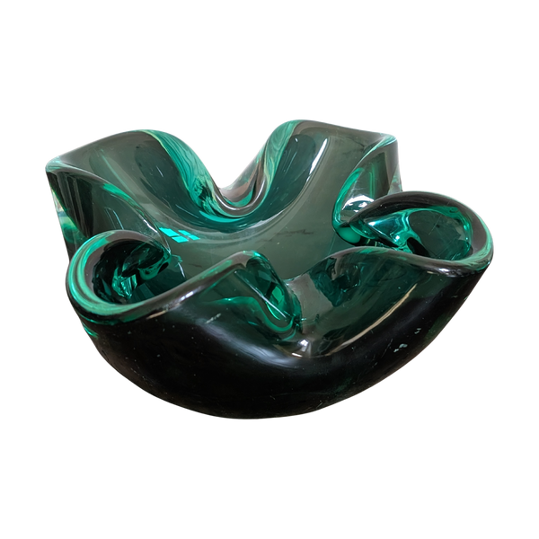 #7072 - Murano bowl green