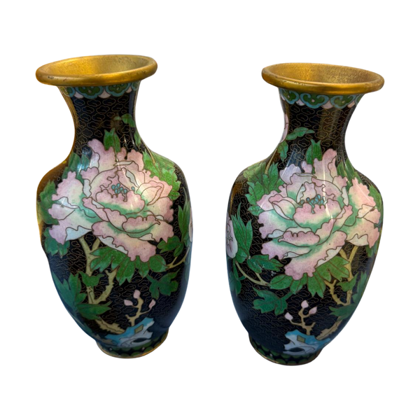 #6448 - pair closenne vases