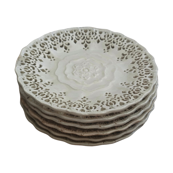 #5233 - Set of 6 antique ceramics plates