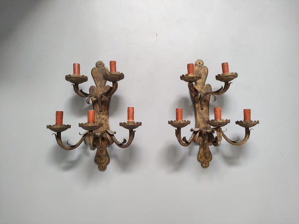 #7718-UGGG - Pair of Sconces