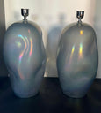 #7774-RUGG - Pair of Murano Lamps (Choice of Color)