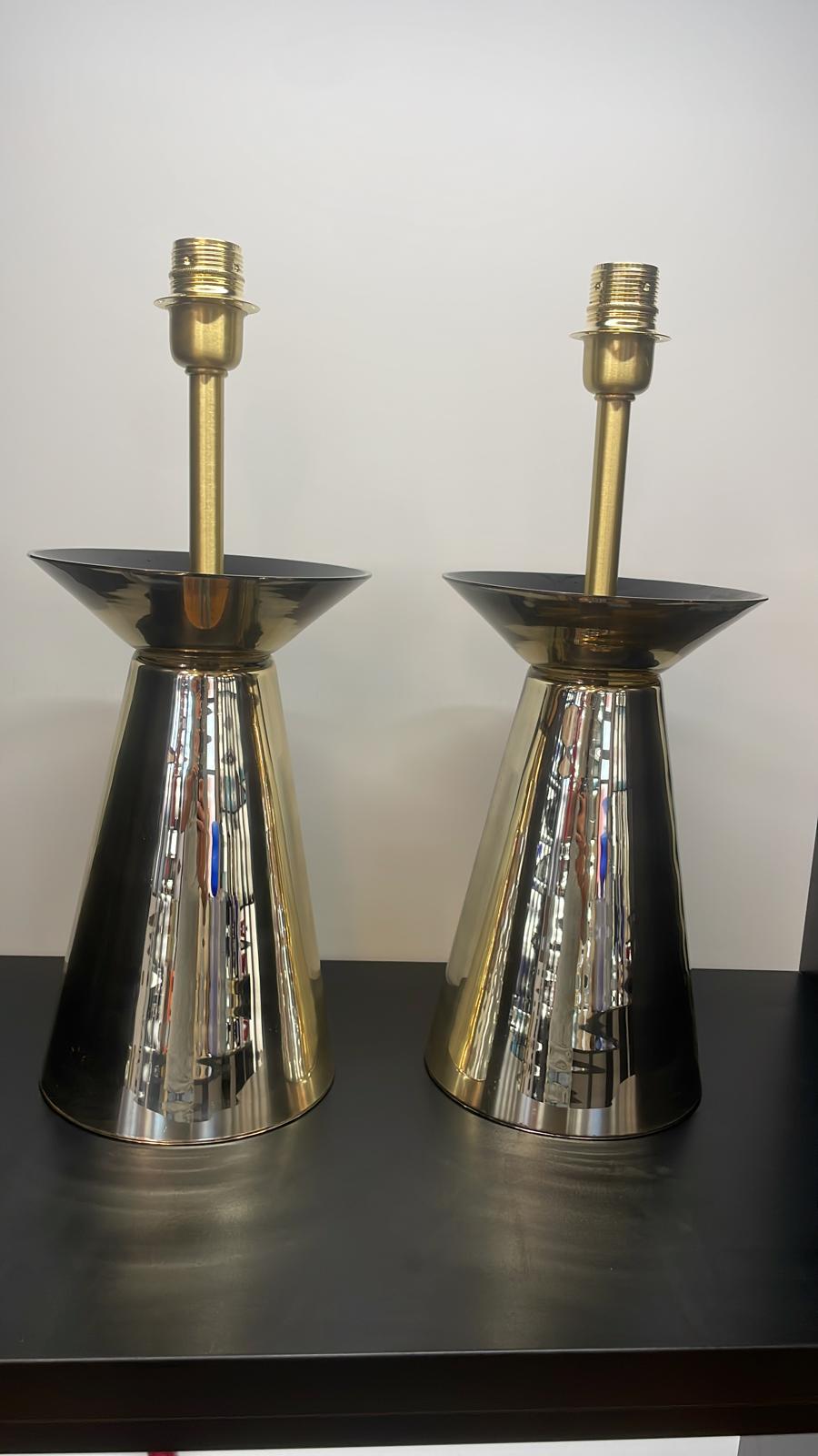 #7846-UIGG - Pair of Murano Lamps