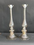 #7996-PUIG - Pair of Murano Lamps (Choice of Color)