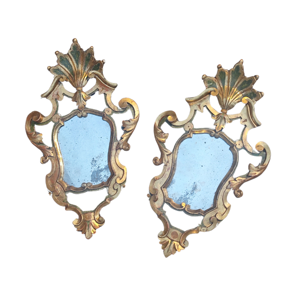 #5237 - Pair of antique mirrors