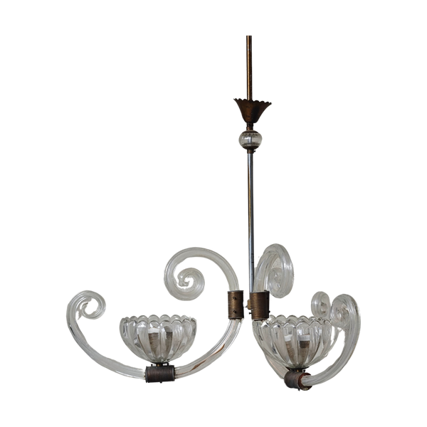 #5048 - Three armed barovier chandelier