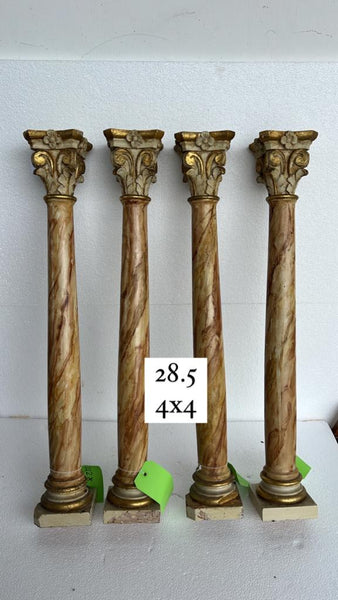 #8025-PCGG - Set of 4 Candlesticks