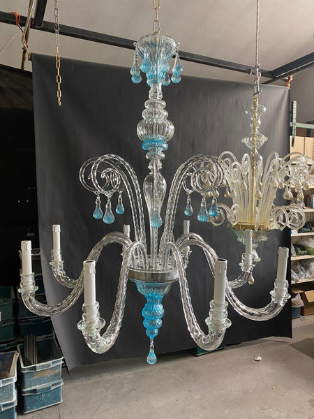 #8128 - Murano Nola Chandelier