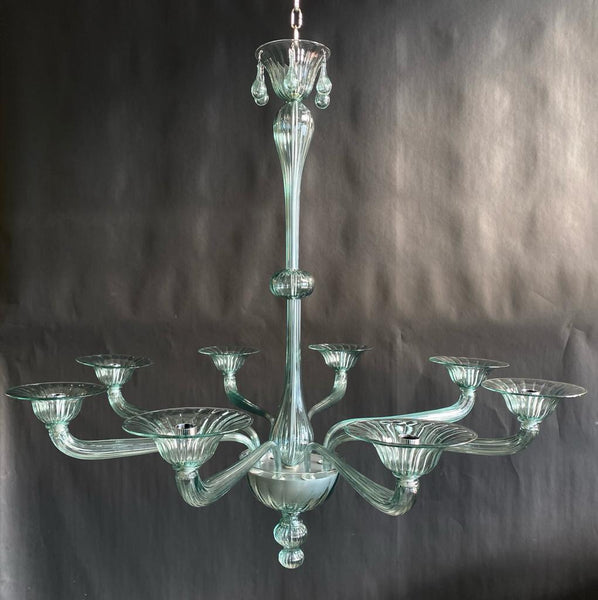 #8141 - Murano Dallas Chandelier in Fontana Green