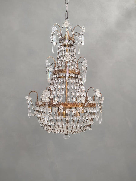 #8146-PIGG - Crystal Chandelier