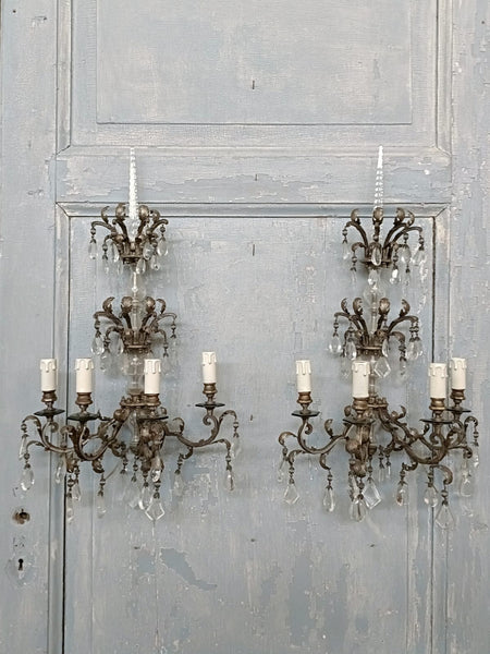 #8586-RCGG - Pair of Sconces