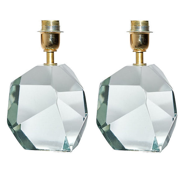 #5754-RAGG - Pair of Murano Lamps