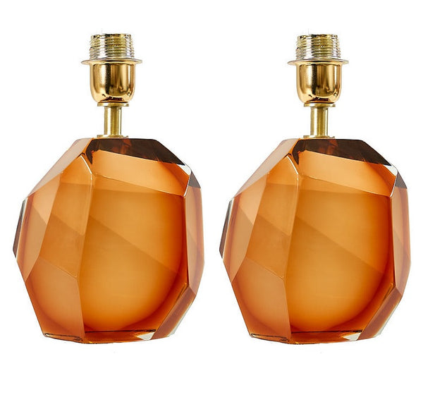 #5757-RAGG - Pair of Murano Lamps