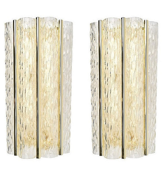 #5163-UCGG - Pair of Murano Sconces