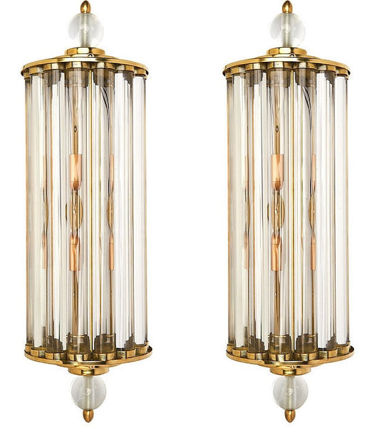 #5168-UHAG - Pair of Murano Sconces