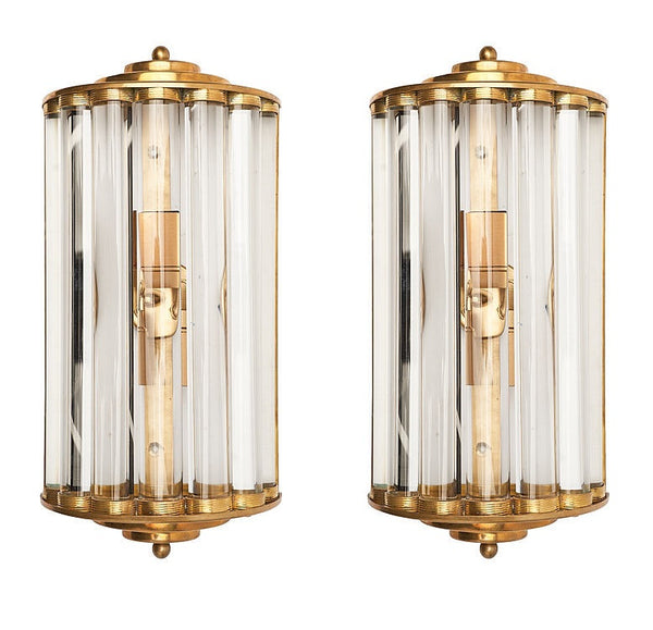#5169-PNUG - Pair of Murano Sconces