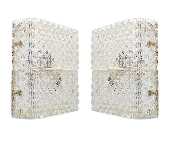 #5171-PNUG - Pair of Murano Sconces