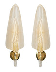 #5638-PSAG - Pair of Murano Sconces