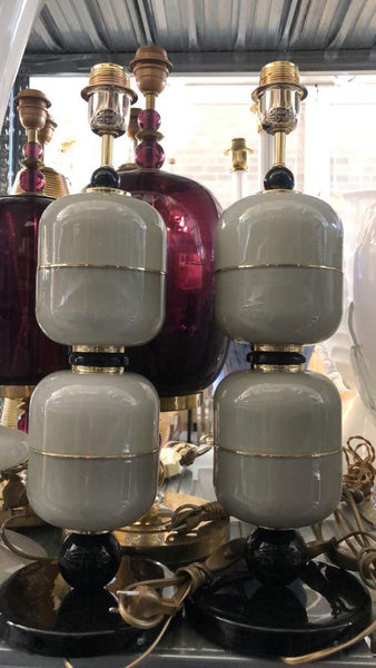 #7080-UCGG - Pair of Murano Lamps