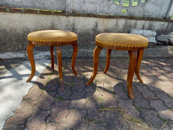 #7201-PIGG - Pair of 19th C. Stools