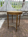 #7236-PUGG - Marble Top Table