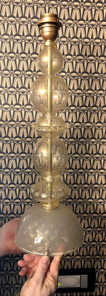 #7259-UGGG - Pair of Murano Lamps