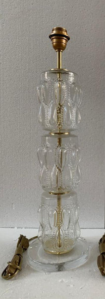 #7263-UGGG - Pair of Murano Lamps