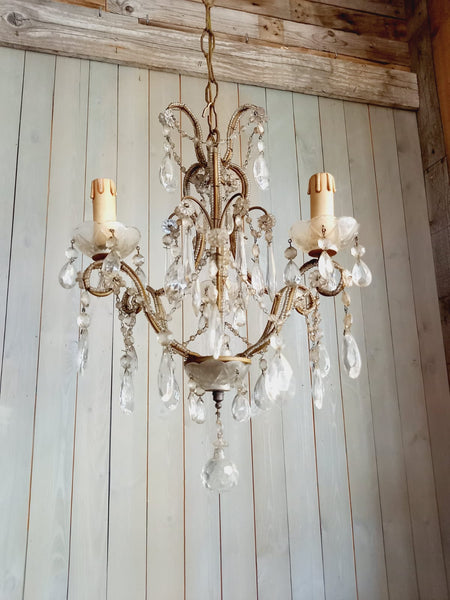 #7285-PCGG - Crystal Chandelier