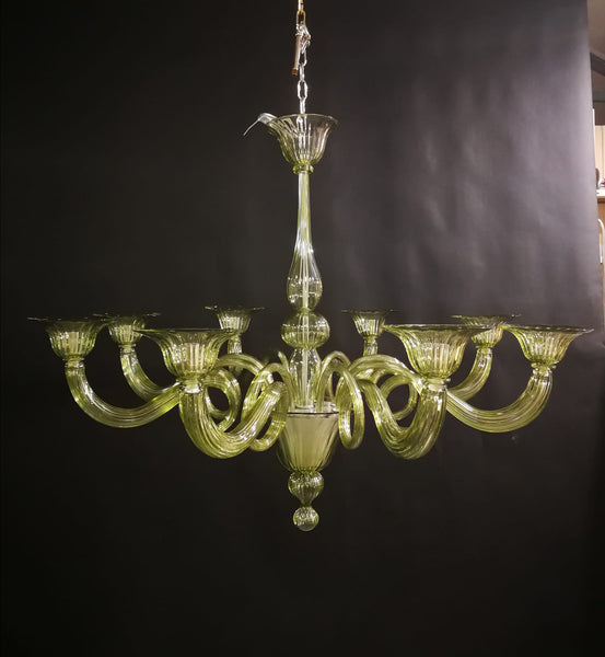 #7404-CAGG - Murano Twirl Chandelier