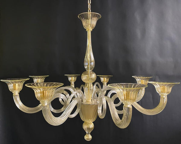 #7405-CAGG - Murano Twirl Chandelier