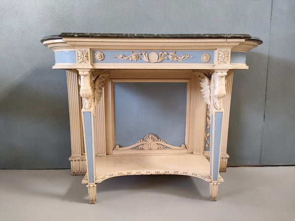 #7616-CIGG - Marble Top Console Table