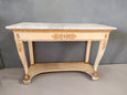 #7692-CIGG - 19th C. Marble Top Console Table