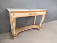 #7692-CIGG - 19th C. Marble Top Console Table