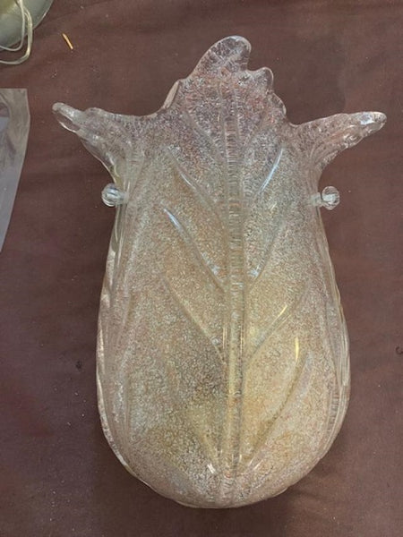 #5080-PUGG - Pair of Murano Glass Sconces