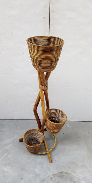 #6495-AGG - Bamboo Plant Stand