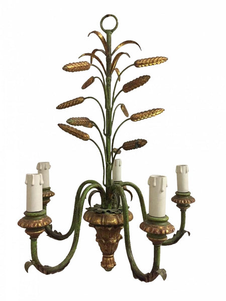 #5469-PGGG - Iron Chandelier