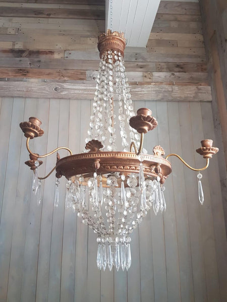 #5246-UAGG - Crystal Chandelier