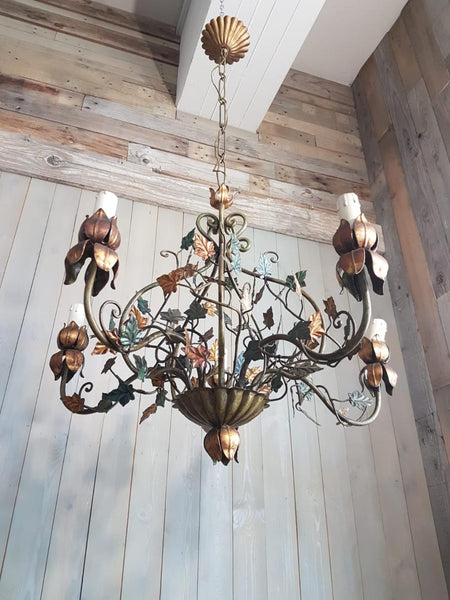 #5453-SUG - Iron Chandelier