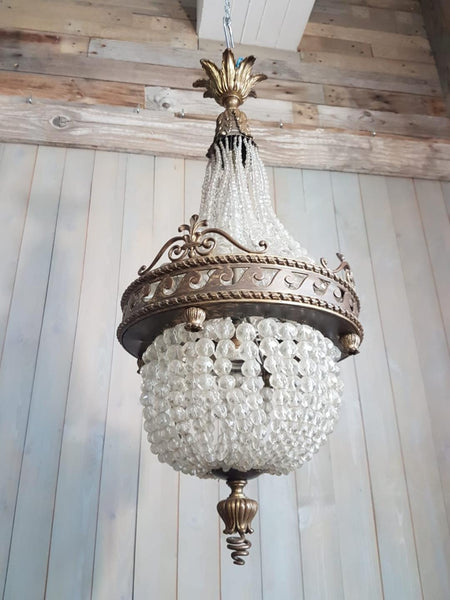 #5476-PUGG - Crystal Chandelier