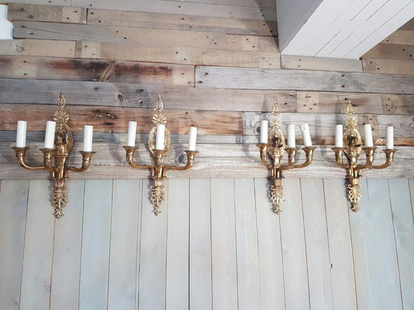 #5749-UCGG - 2 Pair of Sconces