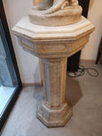 #5935-RAGGG - C. 1830 Statue & Pedestal