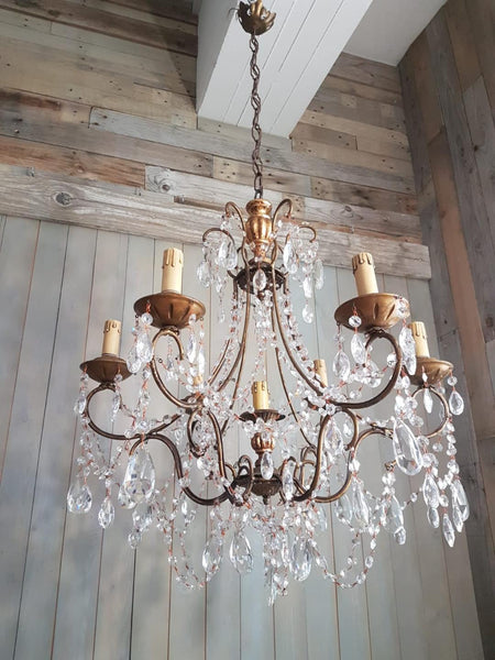 #5964-AGG - Crystal Chandelier