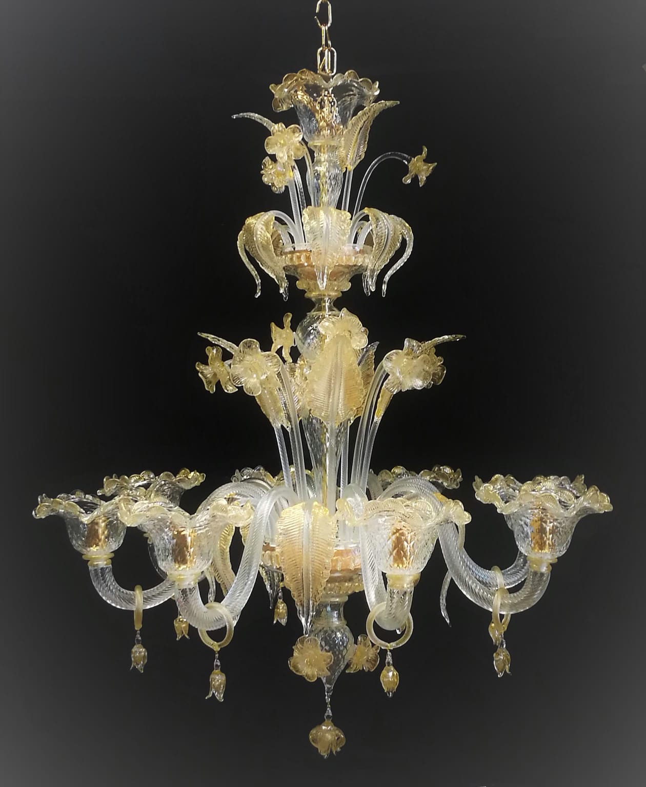 #6160-HUIG - Murano Chandelier