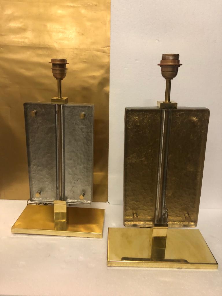 #6450-UCGG - Pair of Murano Lamps (Choice of Color)