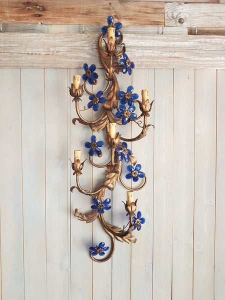 #6686-IGG - Iron & Glass Sconce