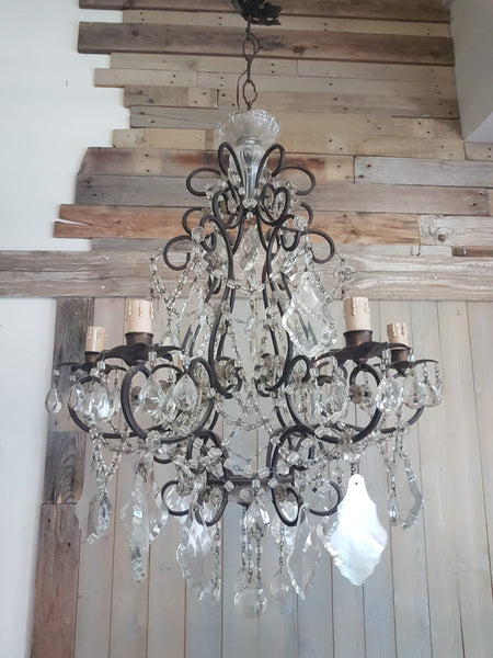 #6714-PUGG - Crystal Chandelier